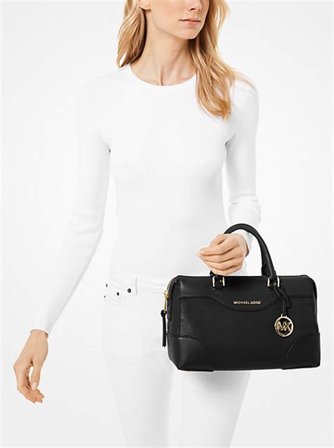 maya satchel michael kors|Maya Small Pebbled Leather Satchel .